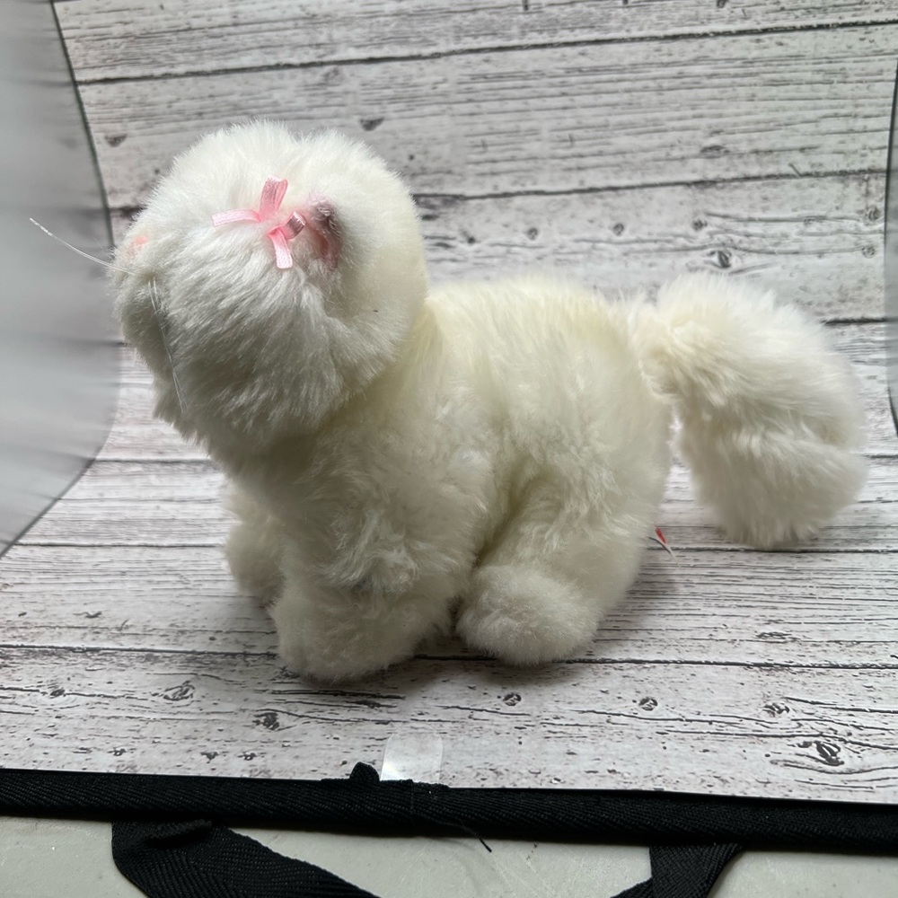 GANZ Webkinz Lil Kinz White Persian Cat Plush Toy No Code